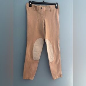 Kids Tan Equestrian Leggings